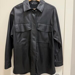 ZARA Faux Leather Jacket